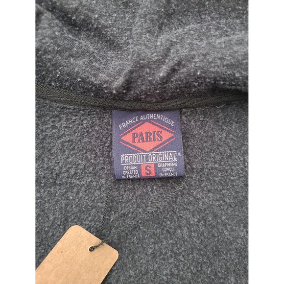 Vtg Y2k Paris France Zip Hoodie Sweatshirt Travel - Picture 4 of 6